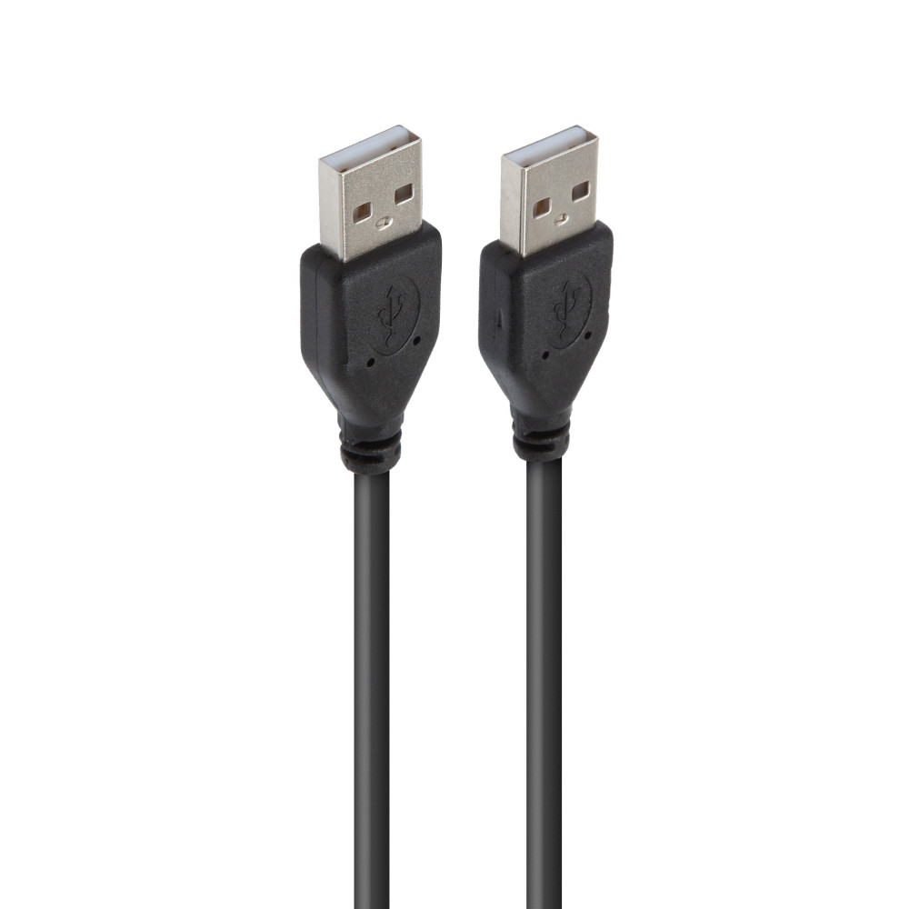 CÂBLE USB-A / USB-B 2.0, CLIP, USB 2.0, M / M, NOIR, 1.8M