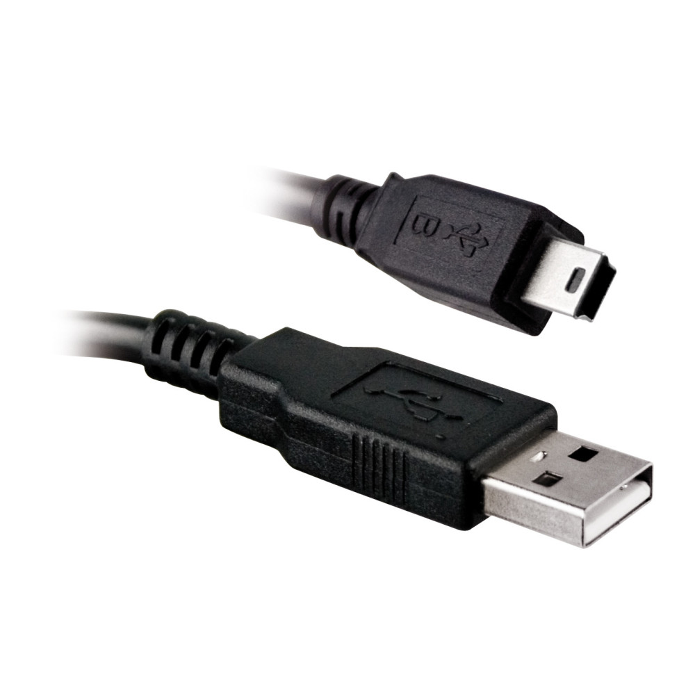 CÂBLE USB-A / USB-B 2.0, CLIP, USB 2.0, M / M, NOIR, 1.8M