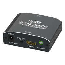 CONVERTISSEUR HDMI / PERITEL, 1080P, F / F, METAL, GRIS